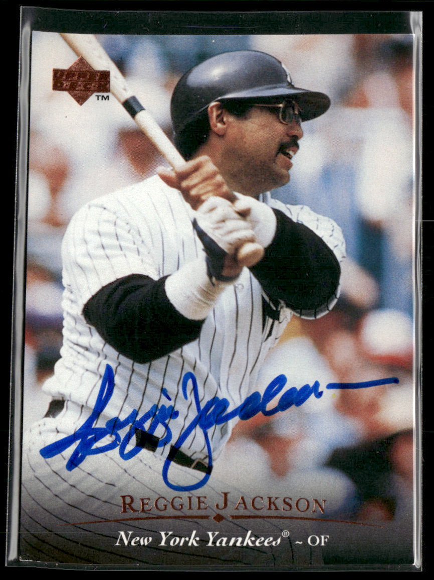 1995 Upper Deck Autographs  Reggie Jackson AU #AC1