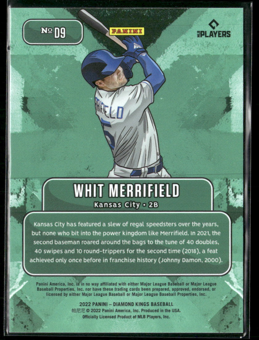 2022 Panini Diamond Kings Downtown Whit Merrifield #D9