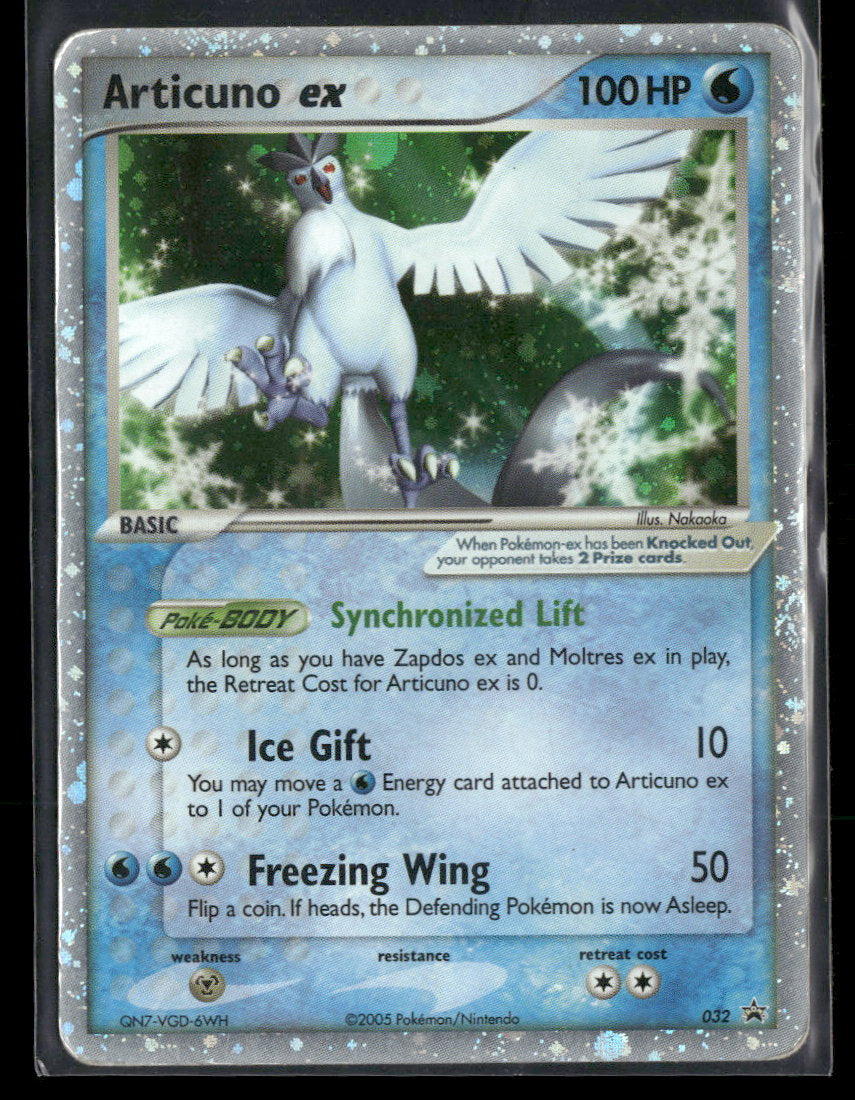 Nintendo Promos Articuno ex #032 Damaged