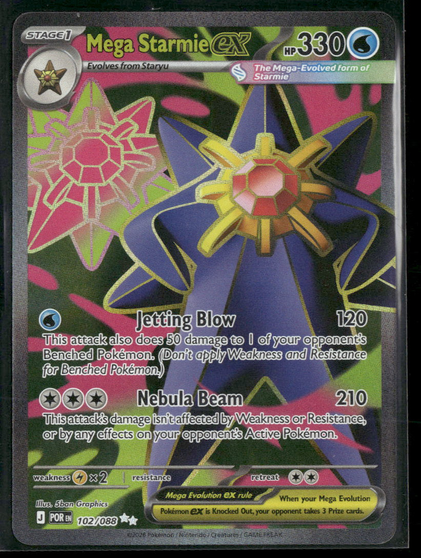ME03: Perfect Order Mega Starmie ex #102/088