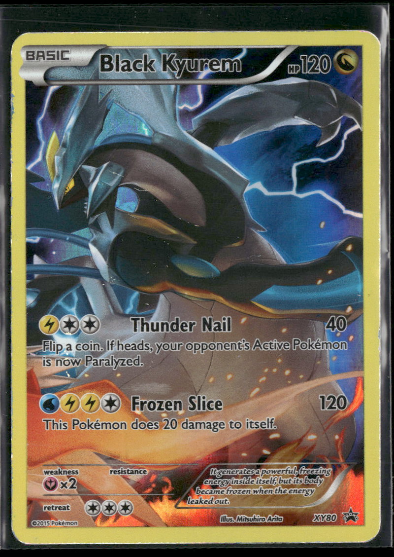 XY Promos Black Kyurem #XY80 Damaged