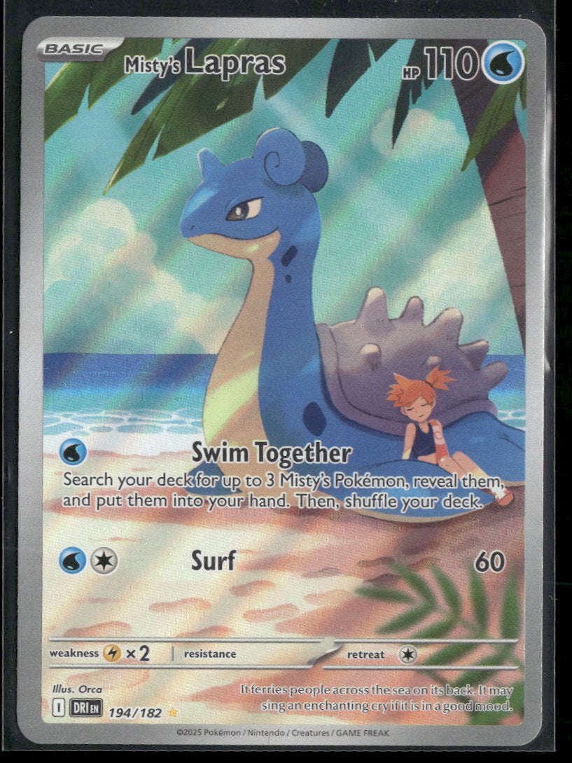SV10: Destined Rivals Misty's Lapras #194/182