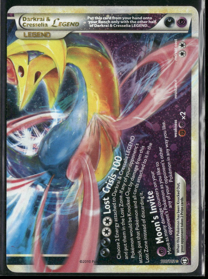 Triumphant Darkrai & Cresselia Legend (Bottom) #100/102