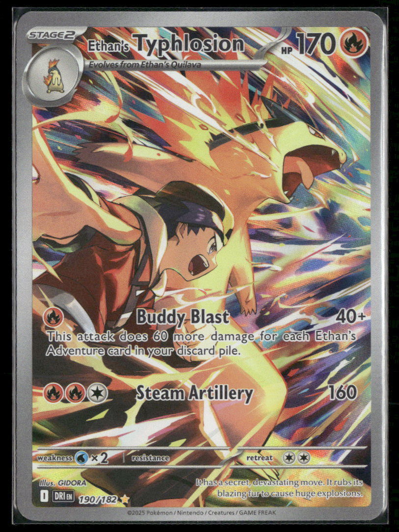 SV10: Destined Rivals Ethan's Typhlosion #190/182
