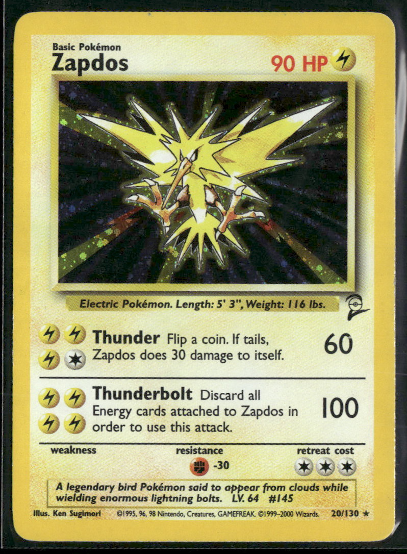 Base Set 2 Zapdos #020/130