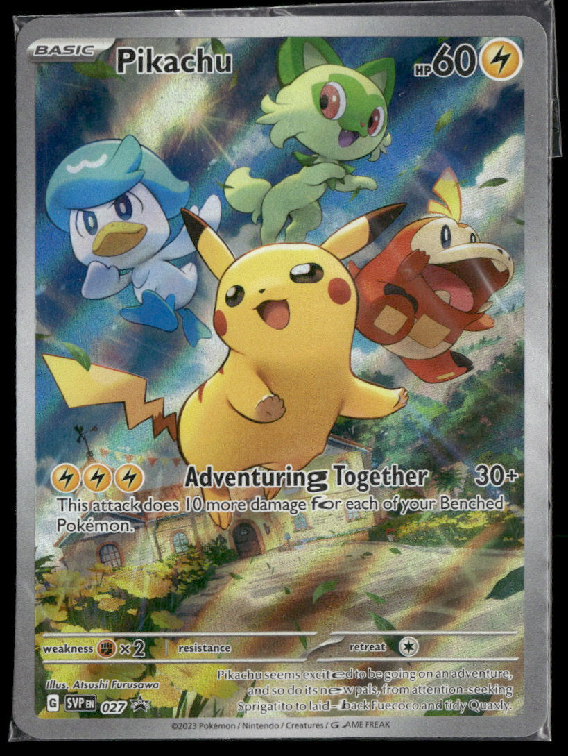 SV: Scarlet & Violet Promo Cards Pikachu #027