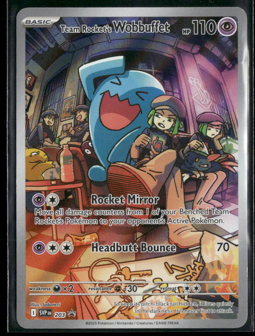 SV: Scarlet & Violet Promo Cards Team Rocket's Wobbuffet #203