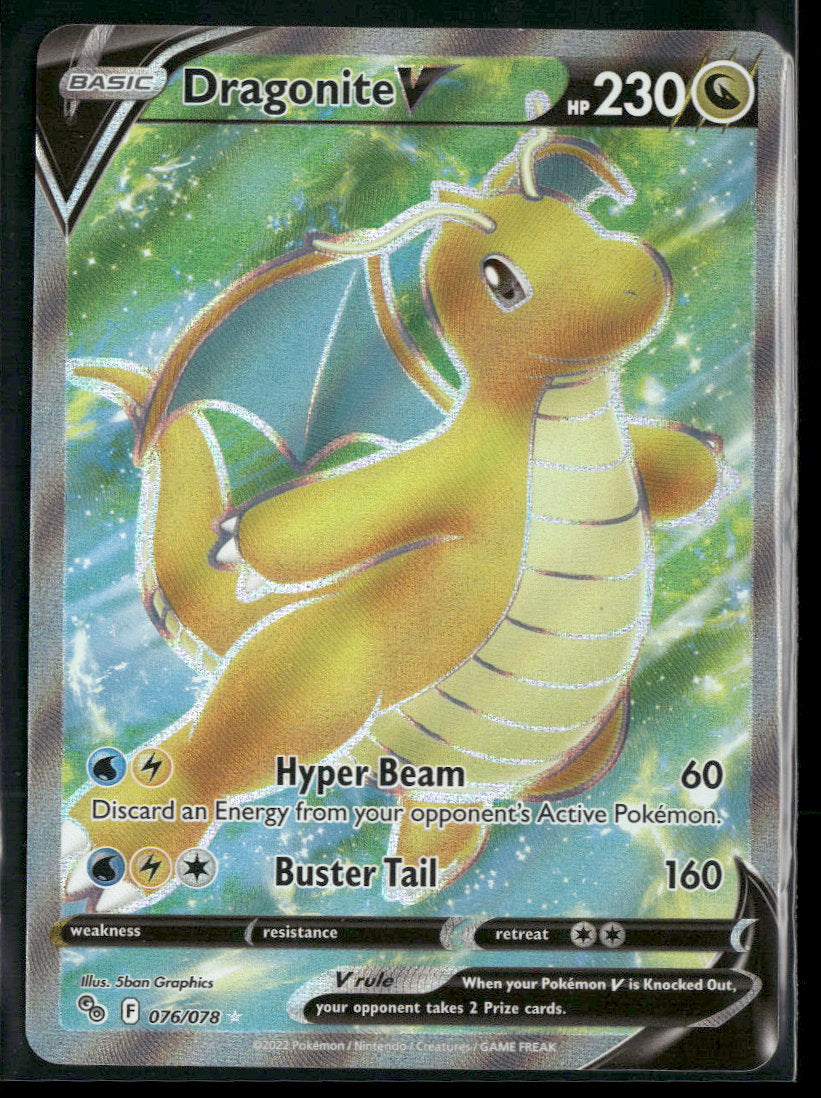 Pokemon GO Dragonite V (Full Art) #076/078