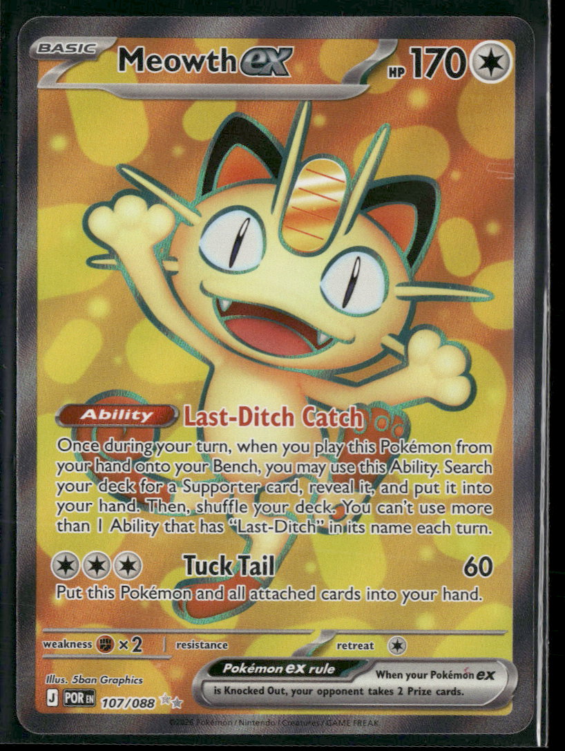 ME03: Perfect Order Meowth ex #107/088