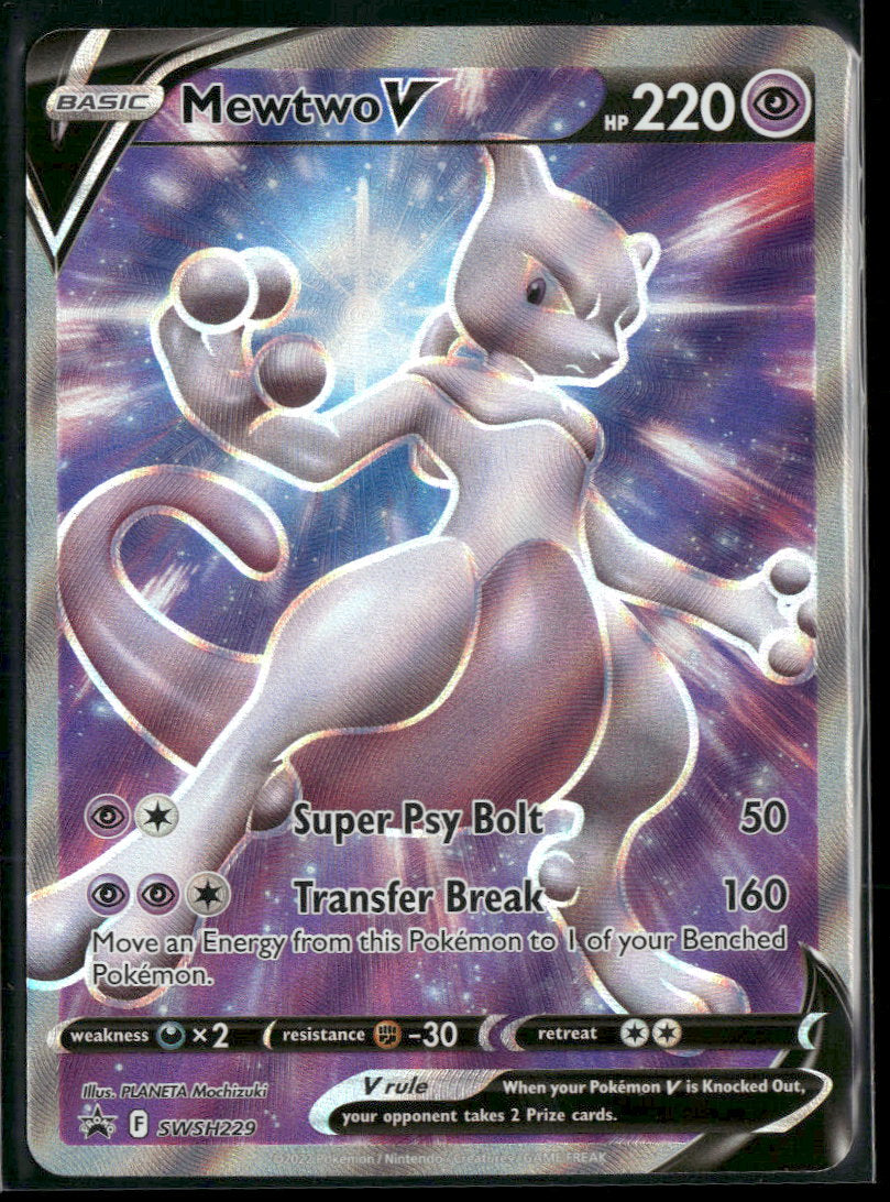 SWSH: Sword & Shield Promo Cards Mewtwo V #SWSH229