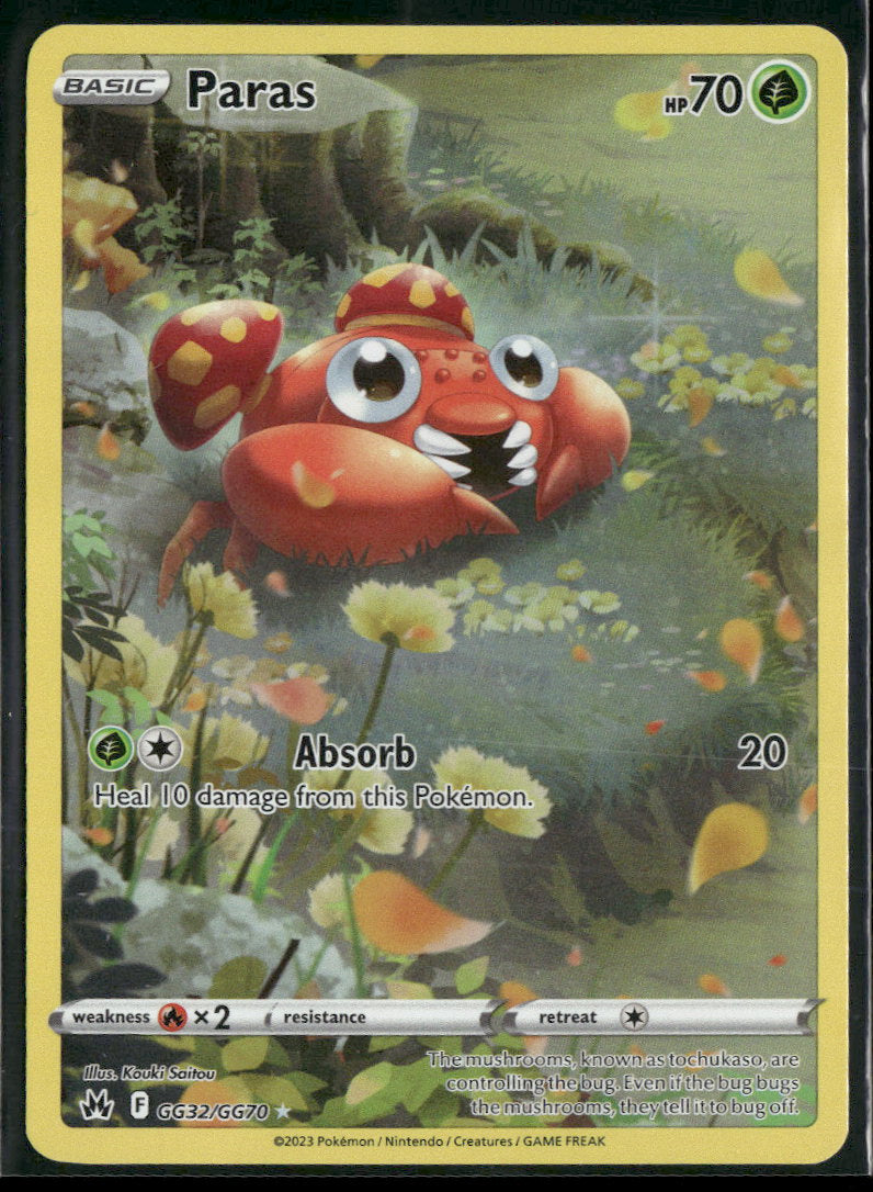 SWSH: Crown Zenith: Galarian Gallery Paras #GG32/GG70