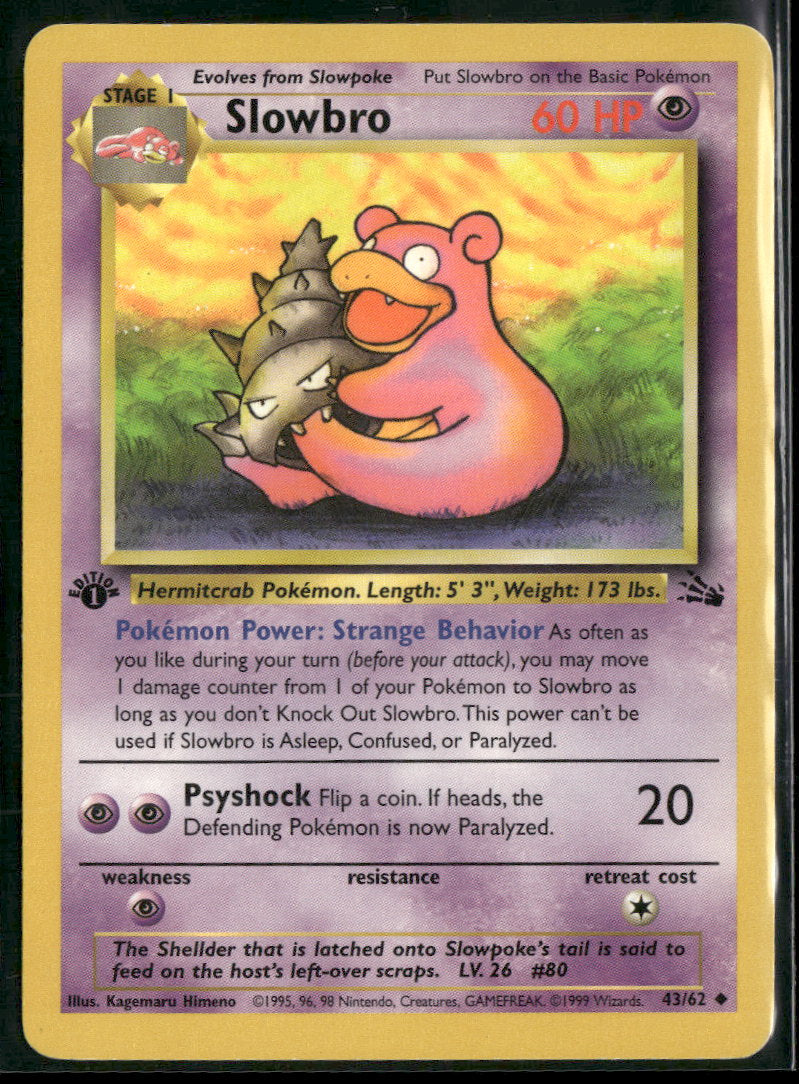 Fossil Slowbro #43/62