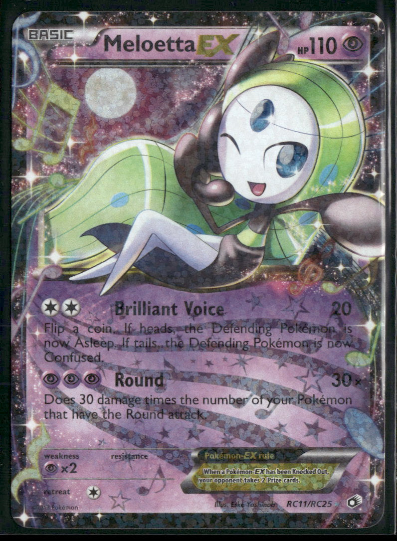 Legendary Treasures: Radiant Collection Meloetta EX #RC11/RC25