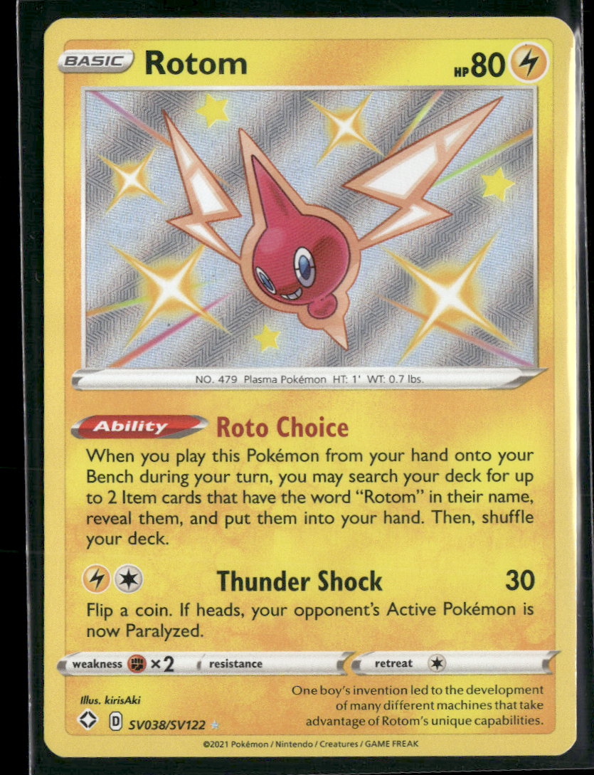 Shining Fates: Shiny Vault Rotom #SV038/SV122