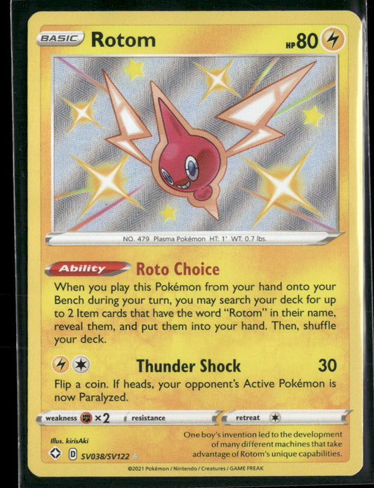 Shining Fates: Shiny Vault Rotom #SV038/SV122