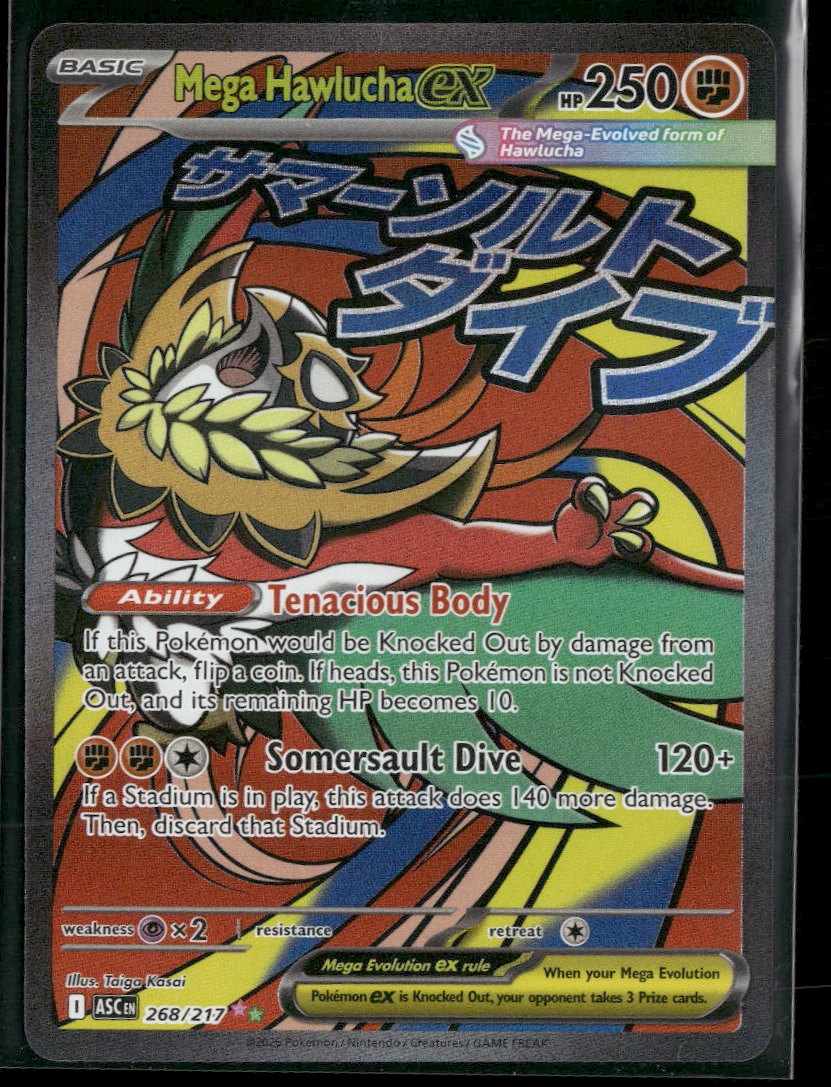 ME: Ascended Heroes Mega Hawlucha ex #268/217