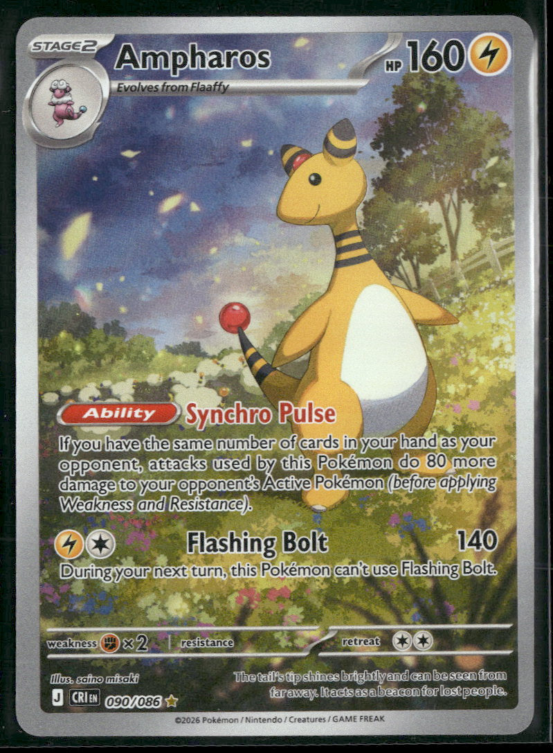 ME04: Chaos Rising Ampharos #090/086