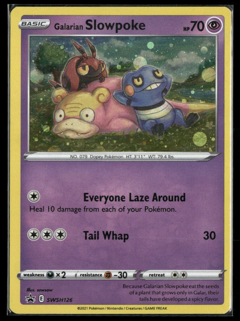 SWSH: Sword & Shield Promo Cards Galarian Slowpoke #SWSH126