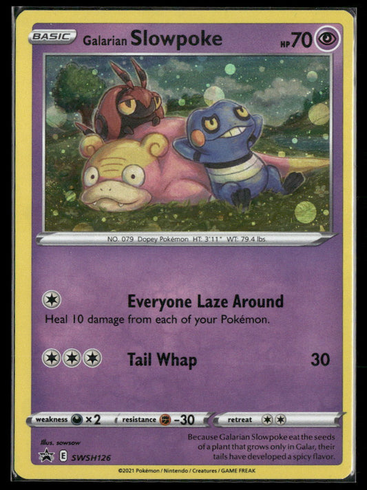 SWSH: Sword & Shield Promo Cards Galarian Slowpoke #SWSH126
