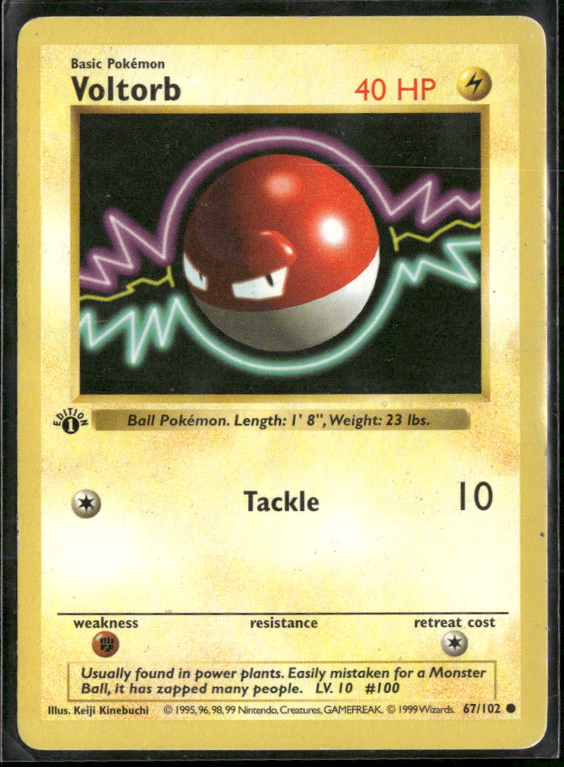 Base Set (Shadowless) Voltorb #067/102