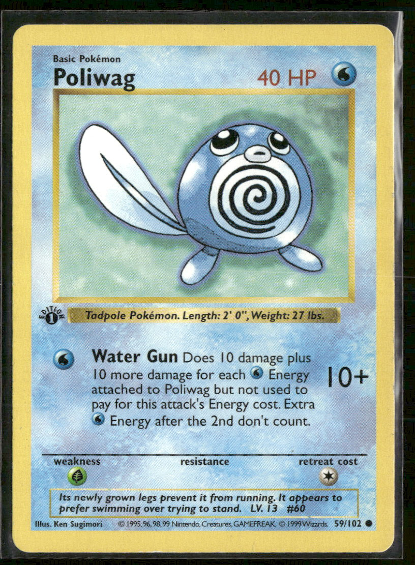 Base Set (Shadowless) Poliwag #059/102