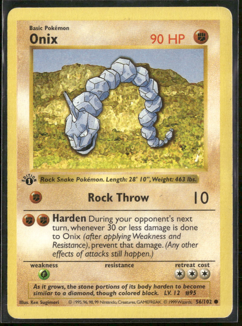 Base Set (Shadowless) Onix #056/102