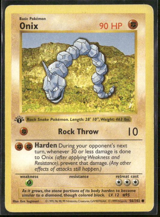 Base Set (Shadowless) Onix #056/102