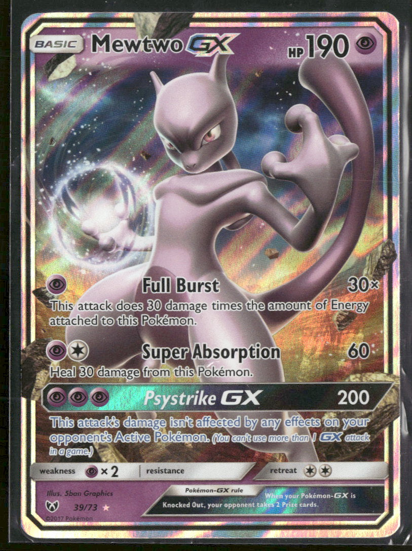 Shining Legends Mewtwo GX #39/73