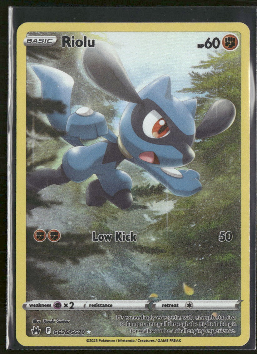 SWSH: Crown Zenith: Galarian Gallery Riolu #GG26/GG70