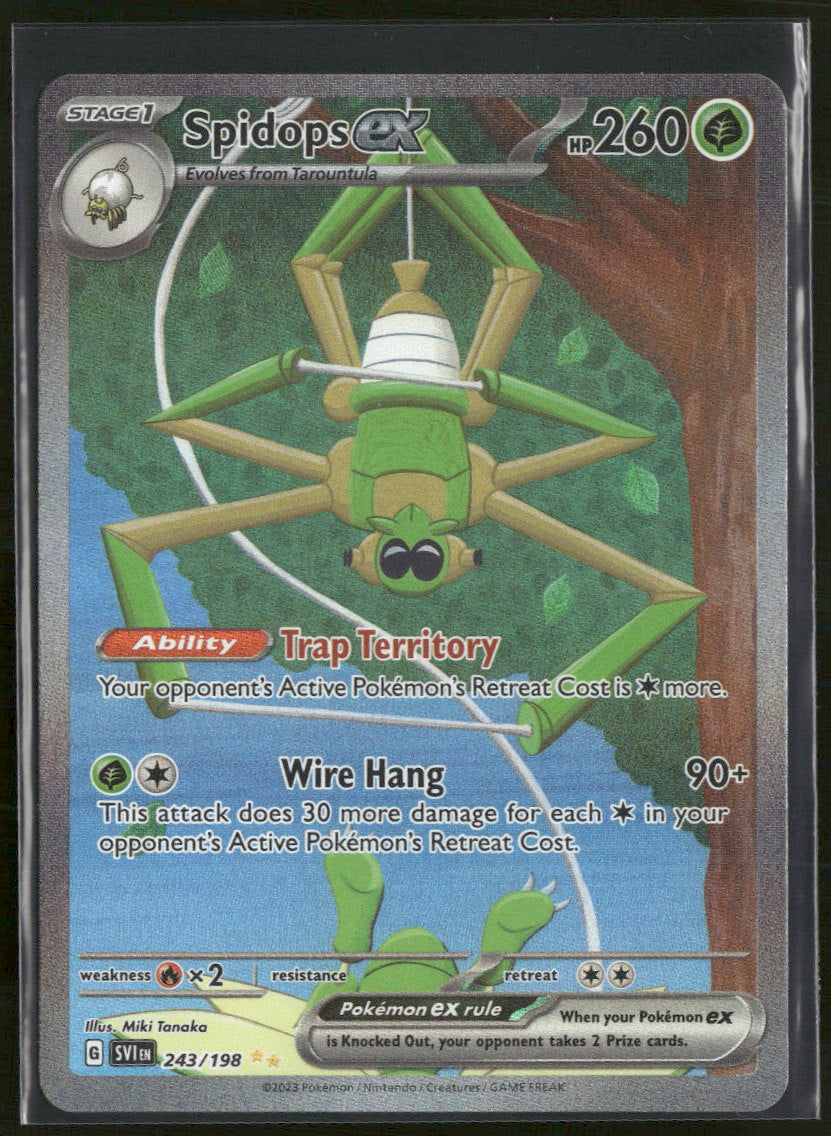 SV01: Scarlet & Violet Base Set Spidops ex #243/198