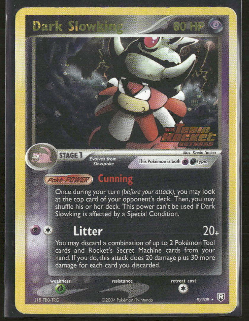 Team Rocket Returns Dark Slowking #9/109