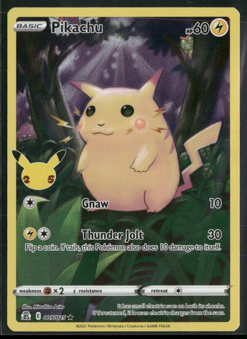Celebrations Pikachu #005/025