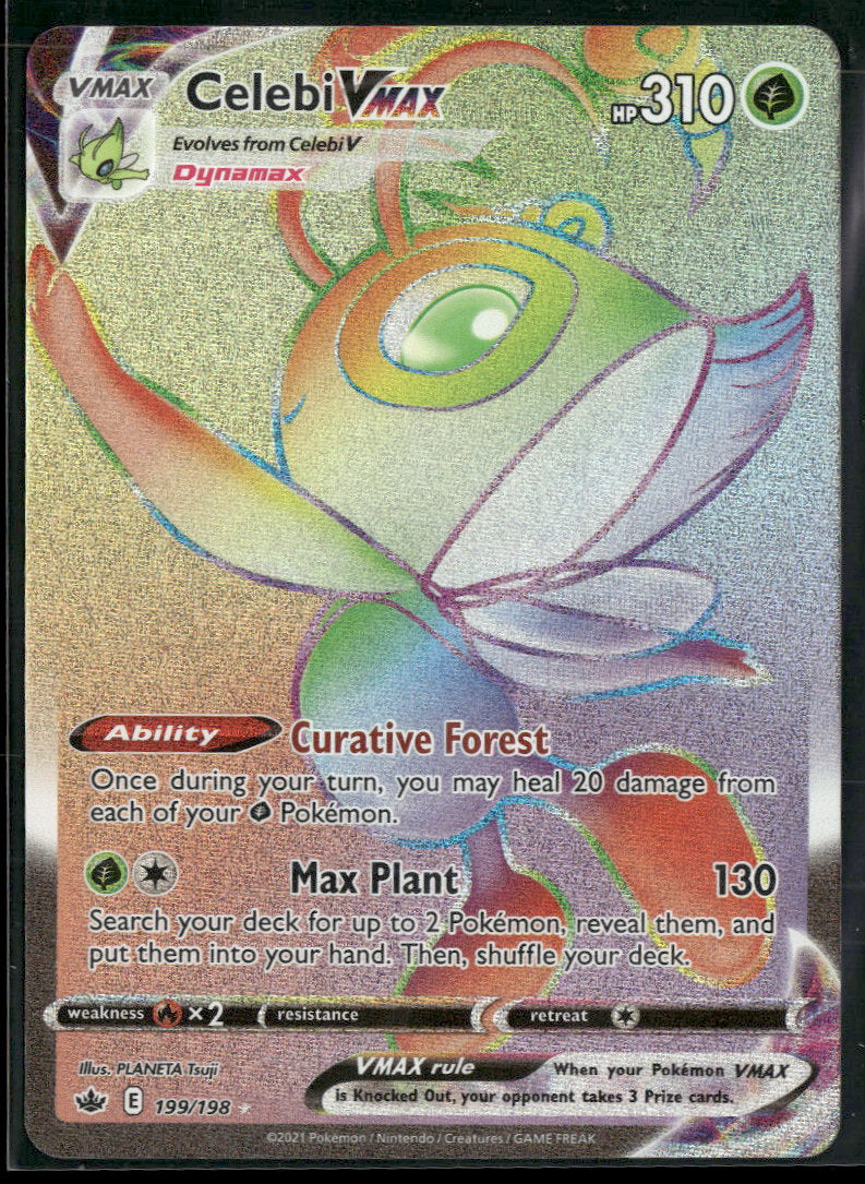 SWSH06: Chilling Reign Celebi VMAX (Secret) #199/198