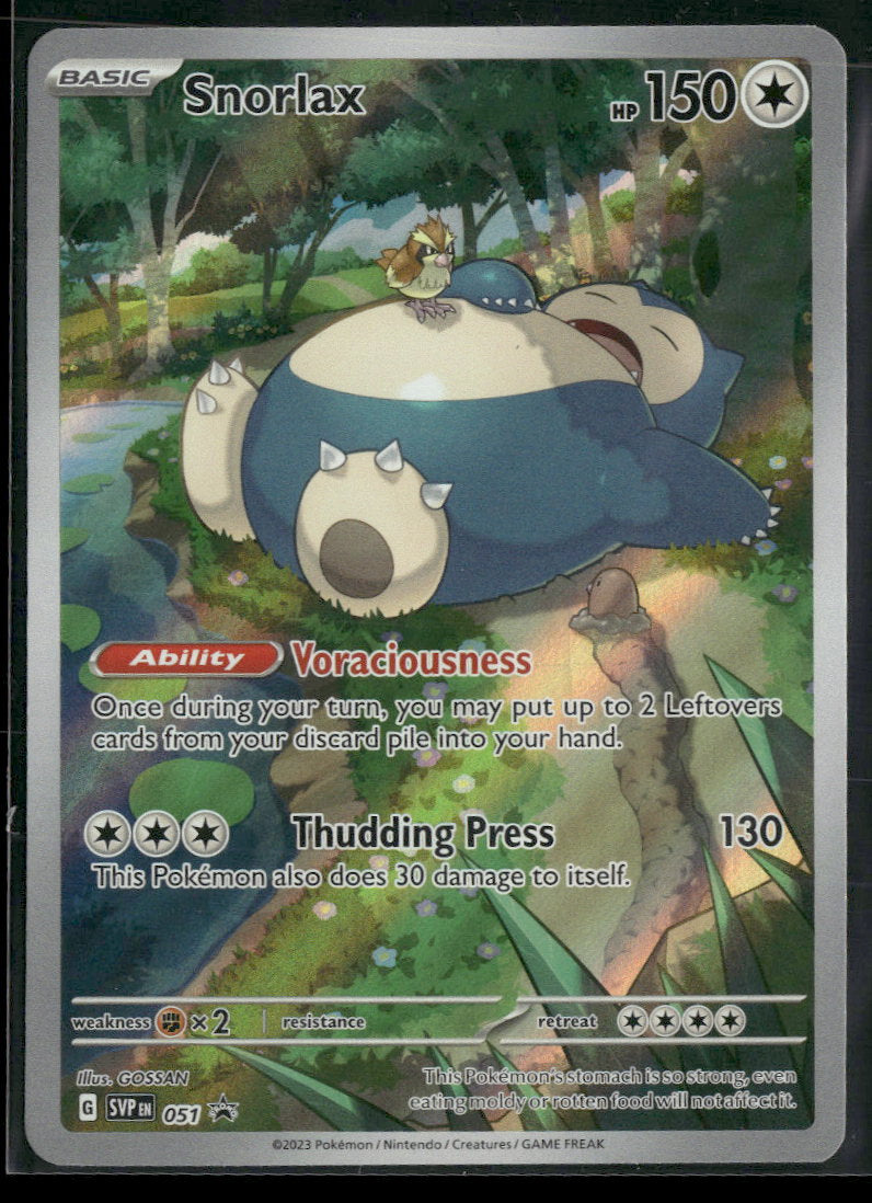 SV: Scarlet & Violet Promo Cards Snorlax #051