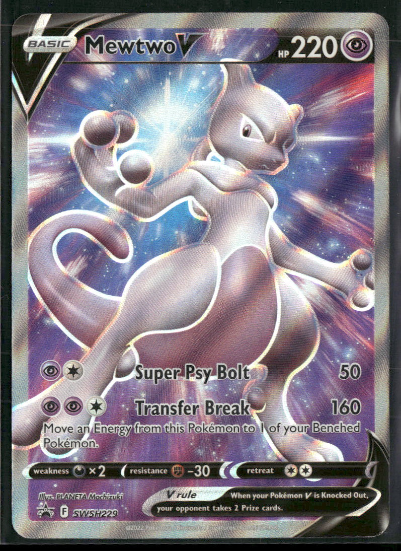 SWSH: Sword & Shield Promo Cards Mewtwo V #SWSH229