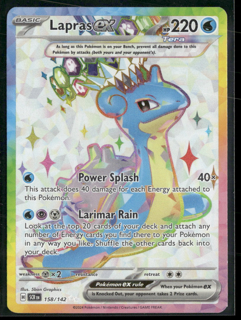 SV07: Stellar Crown Lapras ex #158/142