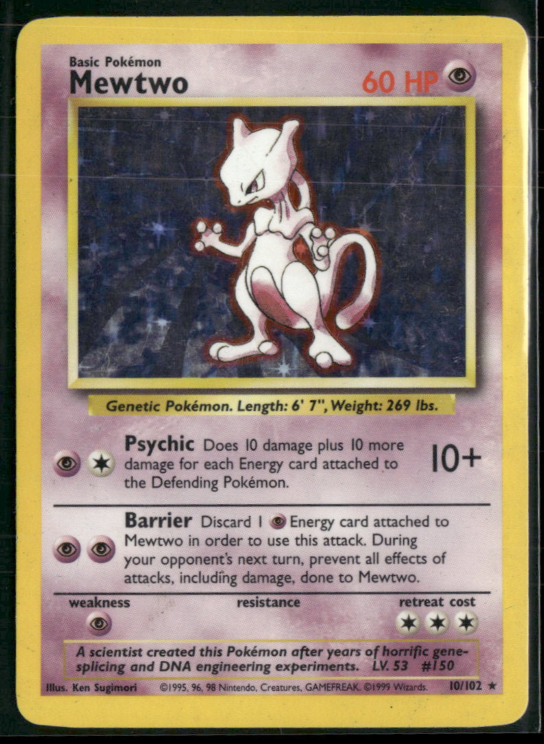 Base Set Mewtwo #010/102