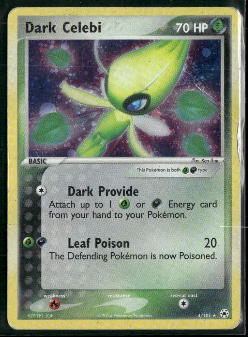 EX Hidden Legends Dark Celebi #4/101 Damaged