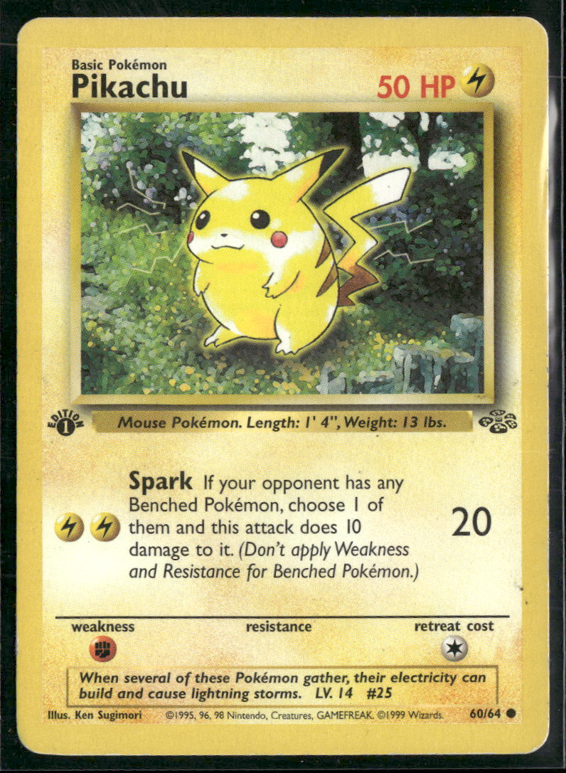 Jungle Pikachu #60/64 Damaged