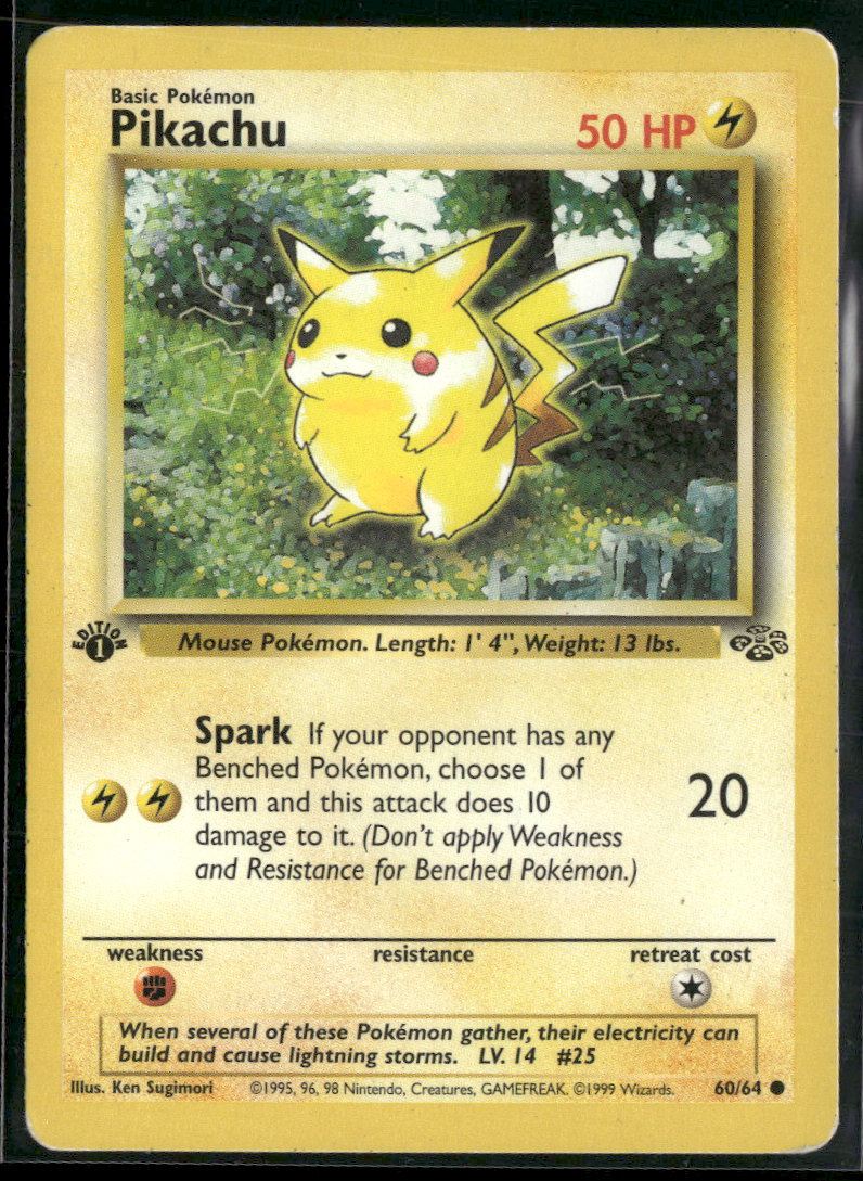 Jungle Pikachu #60/64 Damaged