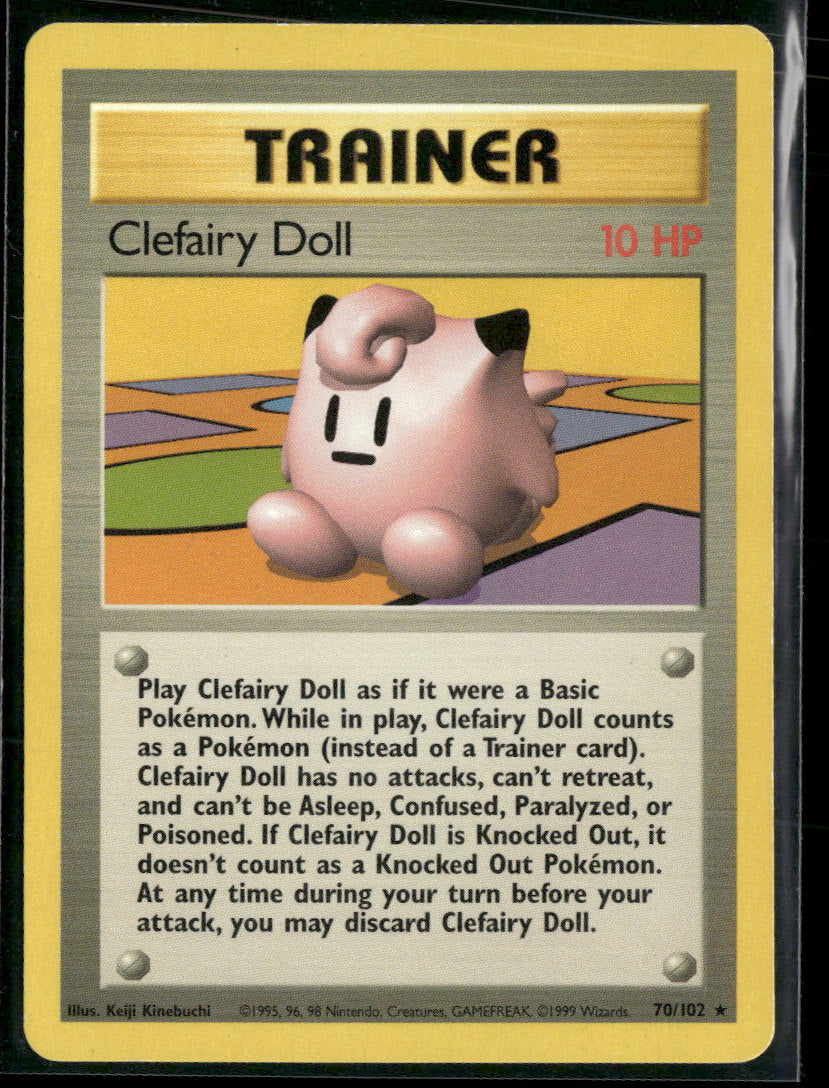 Base Set (Shadowless) Clefairy Doll #070/102
