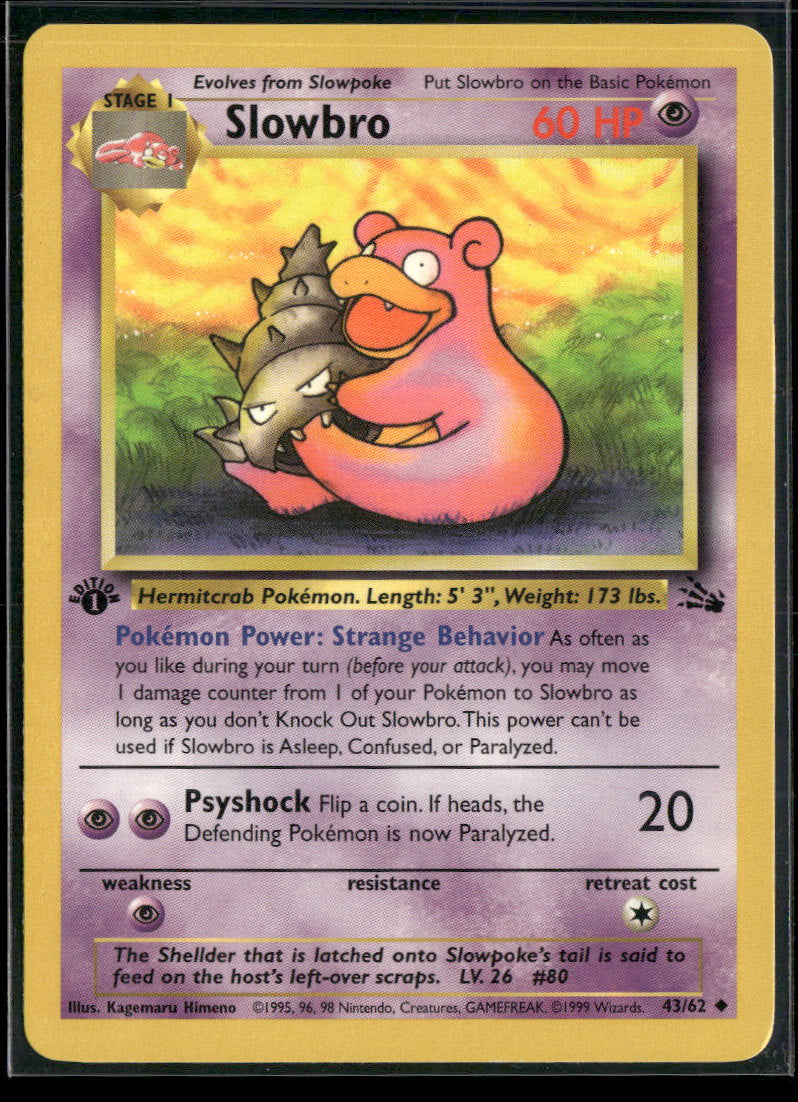 Fossil Slowbro #43/62