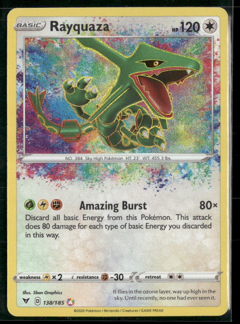 SWSH04: Vivid Voltage Rayquaza #138/185