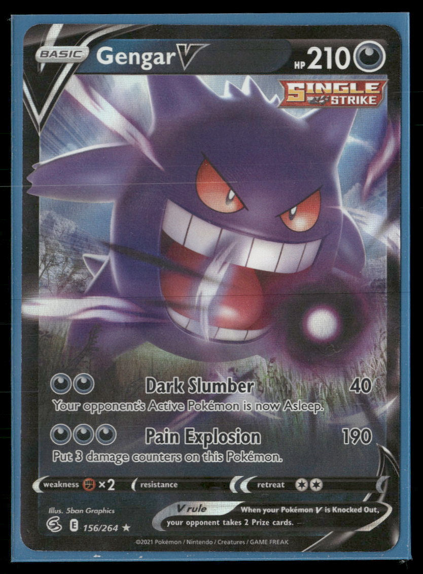 SWSH08: Fusion Strike Gengar V #156/264