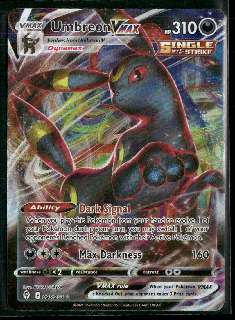 SWSH07: Evolving Skies Umbreon VMAX #095/203