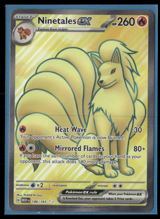SV: Scarlet & Violet 151 Ninetales ex #186/165