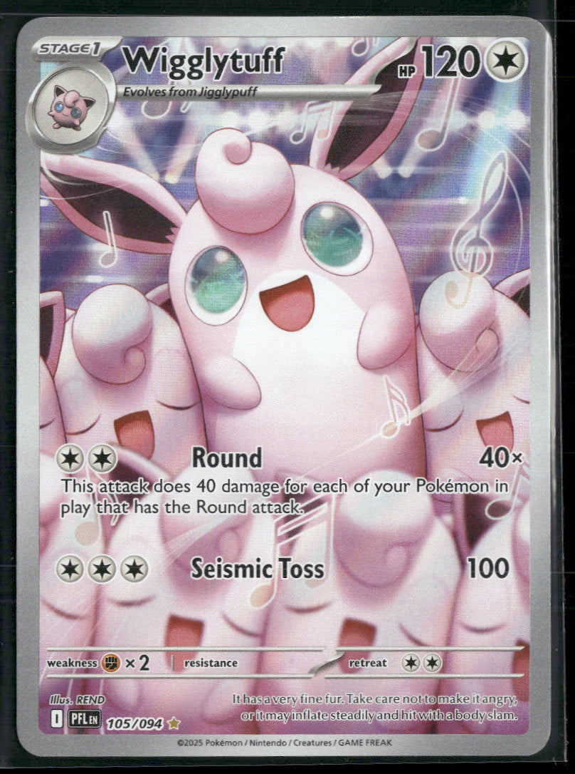 ME02: Phantasmal Flames Wigglytuff #105/094