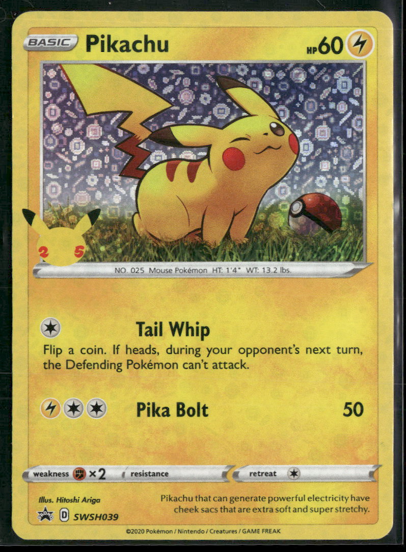 Miscellaneous Cards & Products Pikachu #SWSH039