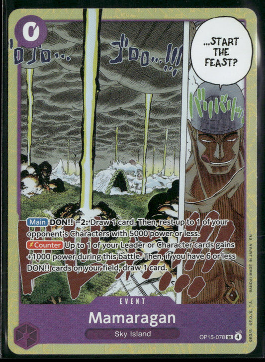 Adventure on Kami's Island Mamaragan #OP15-078