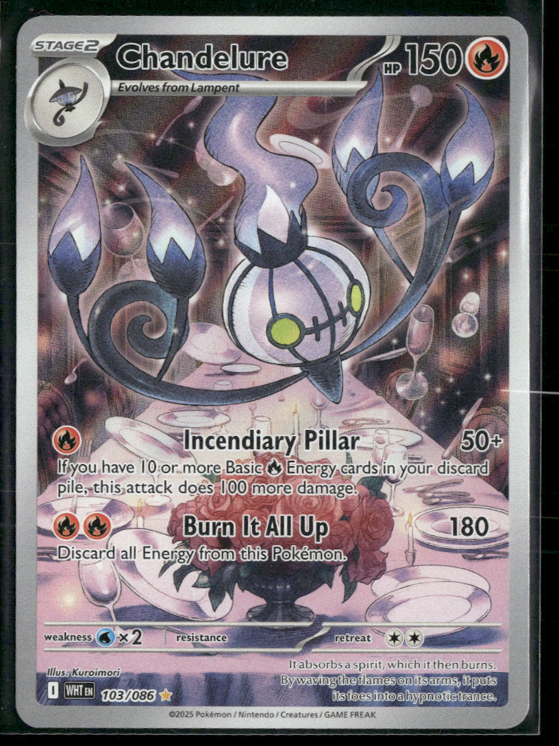SV: White Flare Chandelure #103/086